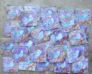 Doodle birds have landed ...
