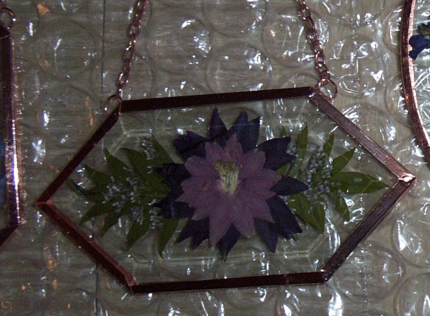 Blessed and Pressed Pressed Flower Suncatchers