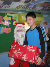Santa and me