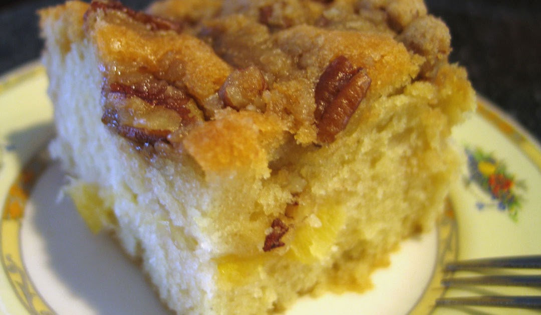 All that and she cooks, too pineapple coffee cake