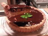 Torta alle pere del mio giardino al cioccolato