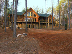 Log Home on the Lake