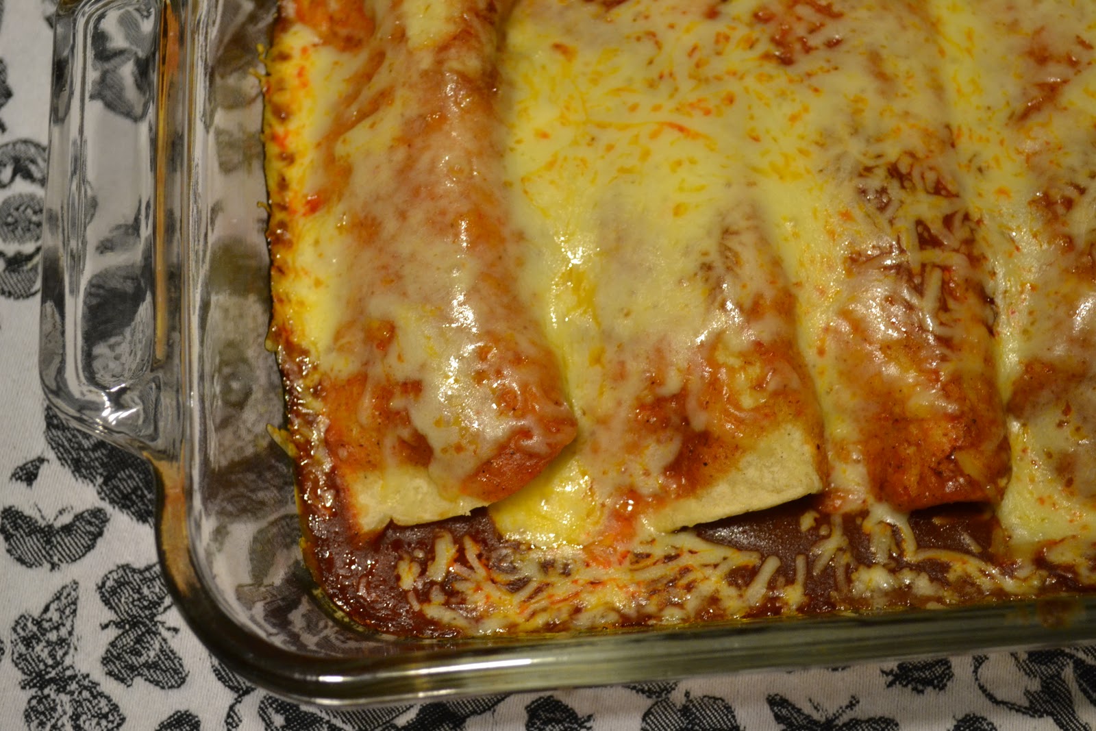 Kitchen Ambition Black Bean and Avocado Enchiladas