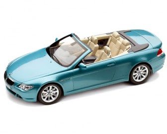 BMW 6 Convertible Blue miniature