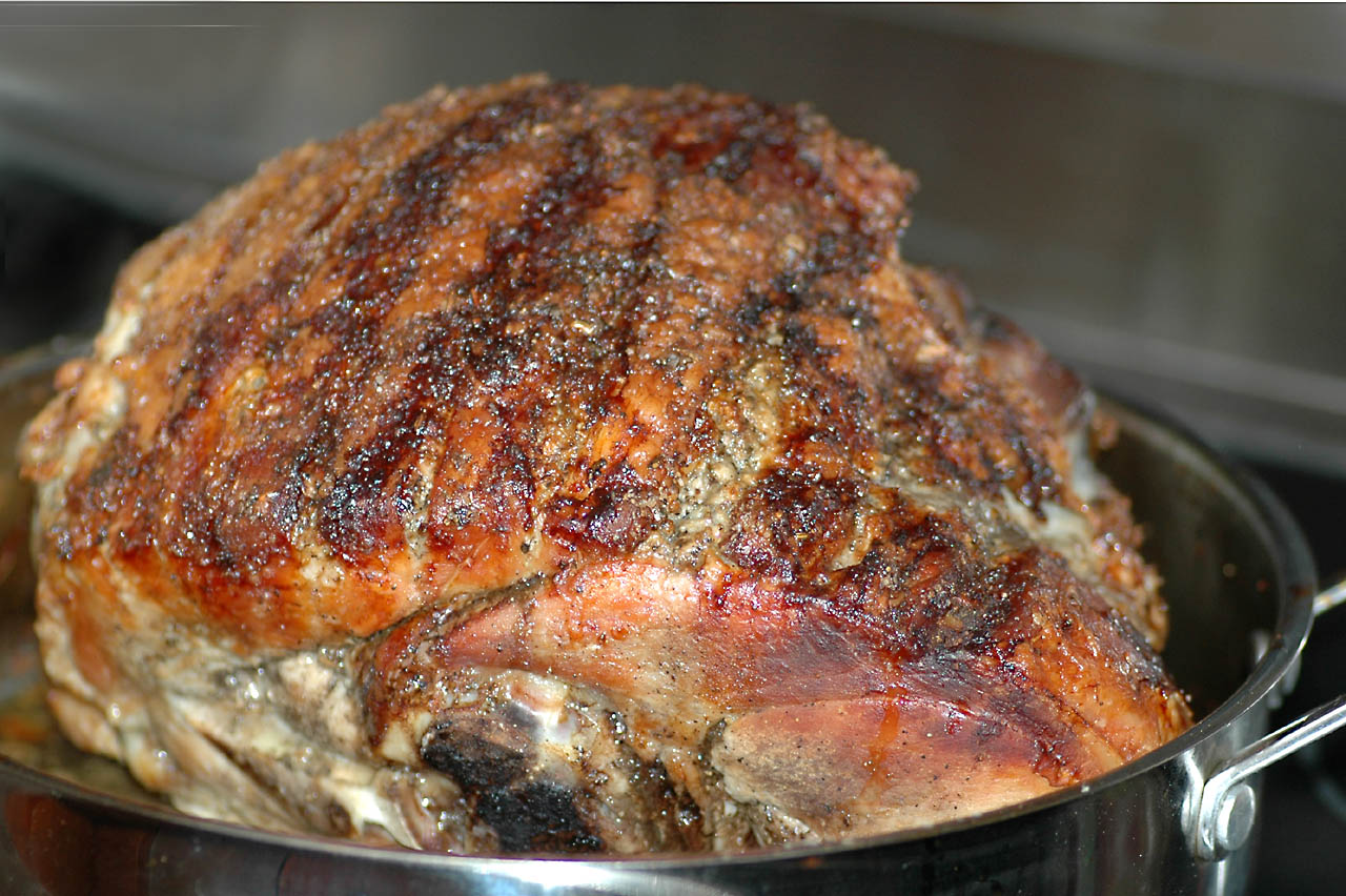 Savoring Time in the Kitchen Fresh, Uncured, Ham (Porchetta) for Easter