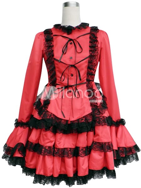 Open Breast Cat Maid Dress Lolita Kitty Princess Dress Puffy Skirt Lolita Dress  Dress