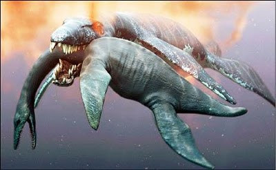 海洋暴龍 化石 - 史前海洋暴龍 化石