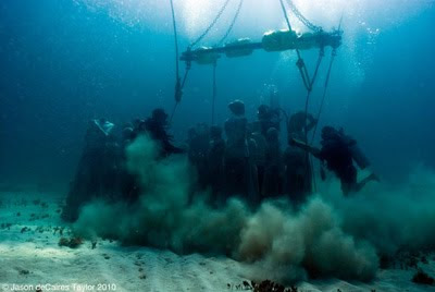 墨西哥 海底兵馬俑 - 墨西哥 海底兵馬俑 人工礁作品