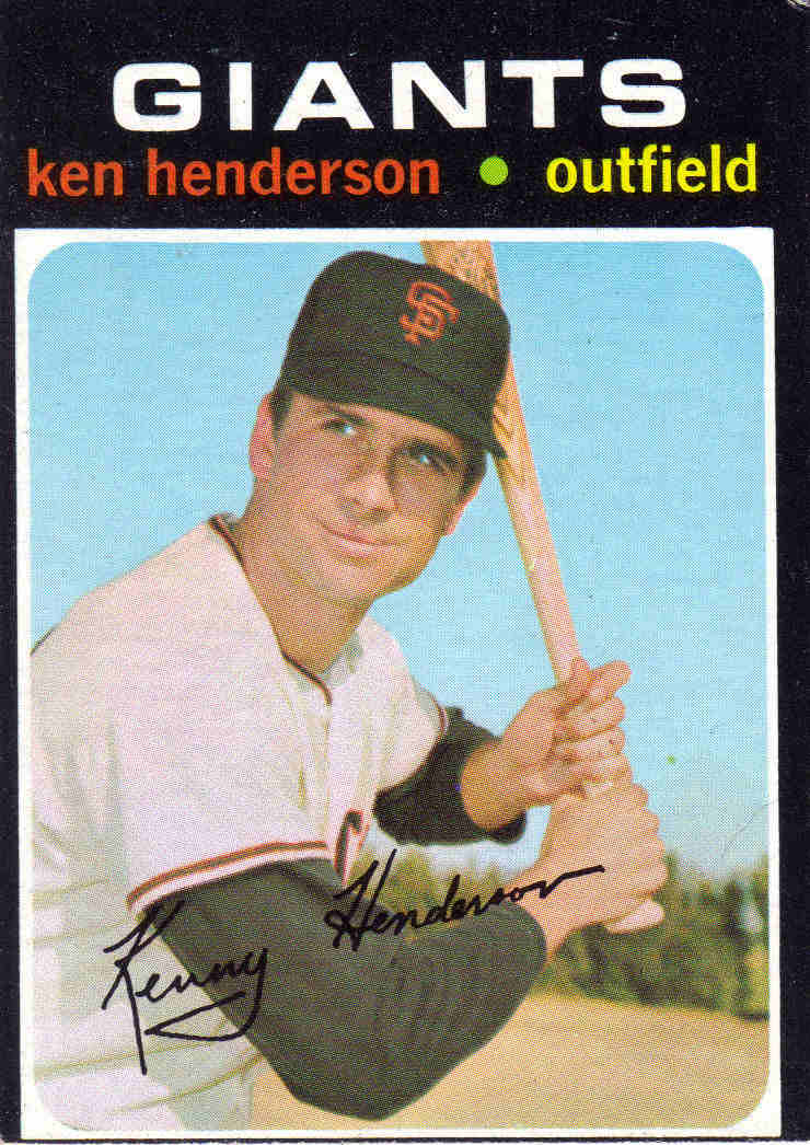 A Giant Blog 1971 Topps Giants Part 3 (outfielders)