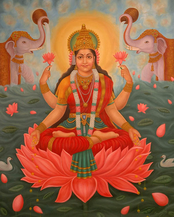 Namaha" invokes Lakshmi, the Hindu goddess of abundance and prosperity. Namaha" invokes Lakshmi, the Hindu goddess of abundance and prosperity.