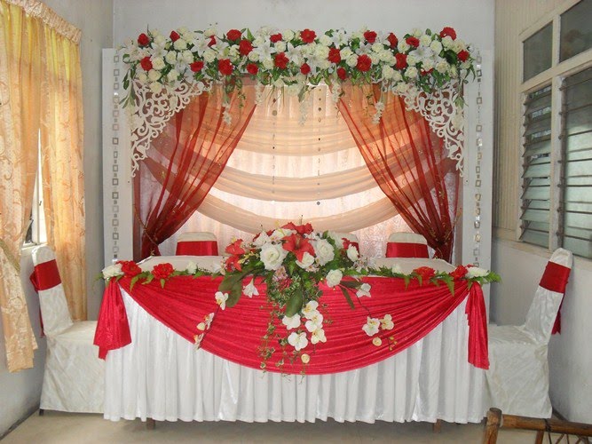 e�wan florist &amp; bridal HIASAN MEJA MAKAN BERADAP