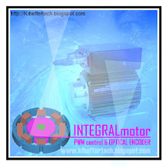 Integralmotor. PWM control & optical encoder.