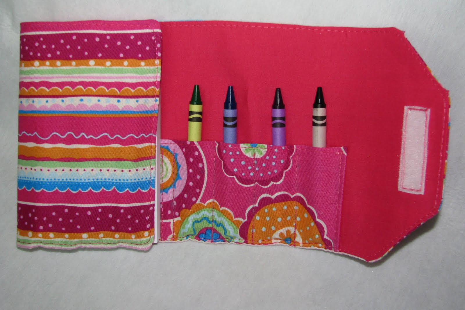 Handmade by Kiki Crayon Wallets