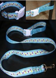 LOOK!  I'm making one of a kind DOG COLLARS & LEASHES!