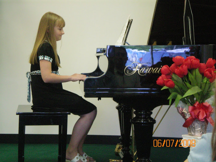 June 8, 2008 Kiersten's First Piano Recital