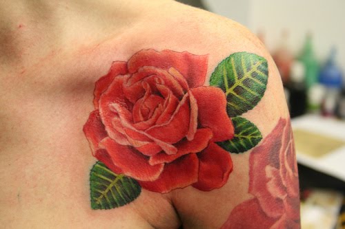  Rose tattoos could be styled in various shades and designs to imply many 