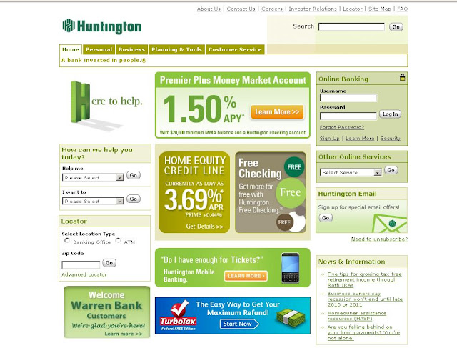 Get Huntington Bank Online Business Pics