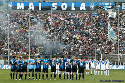 Bergamo Atalanta - tifosi della Curva Nord