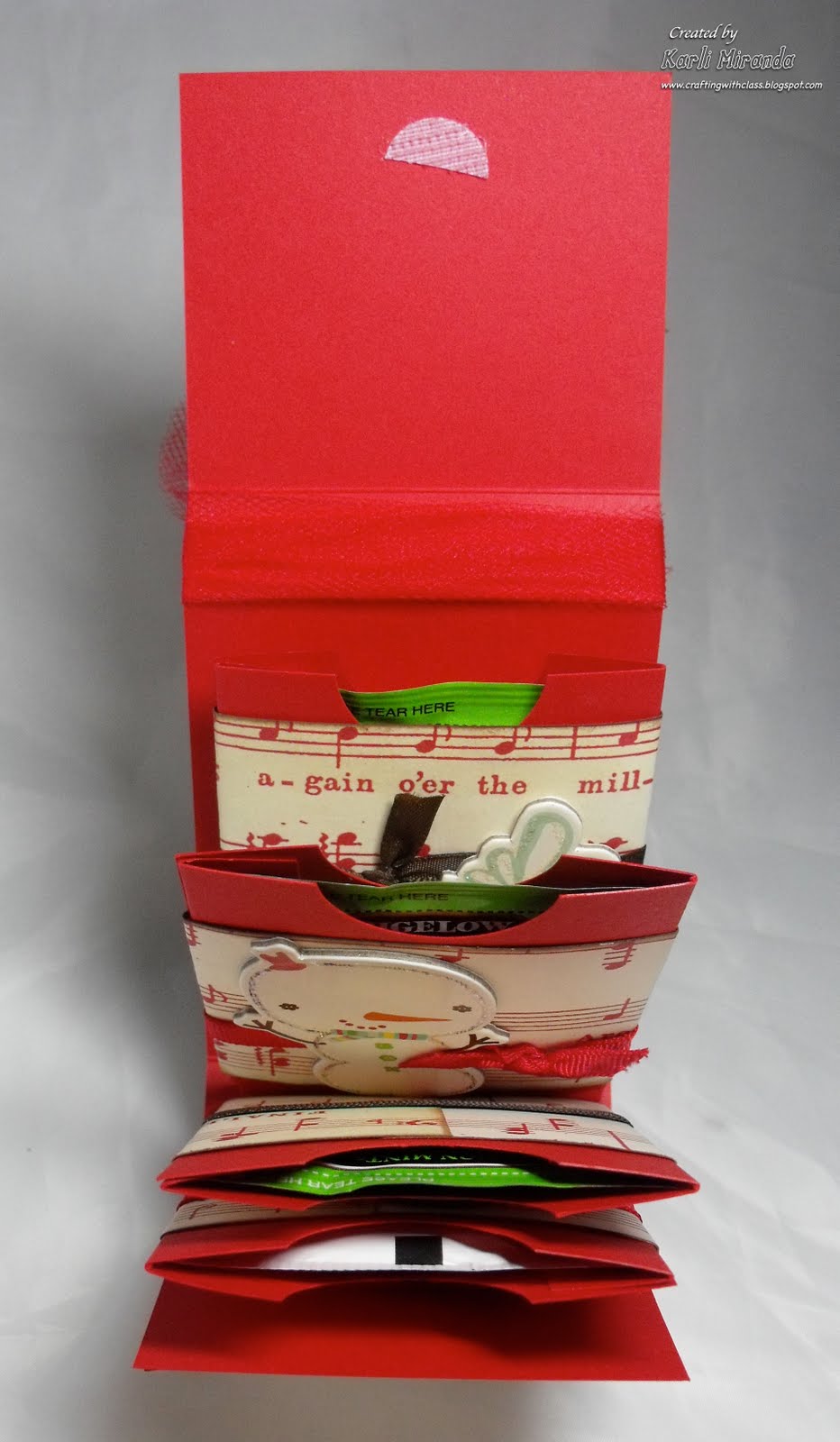 Crafting with Class Gift Card Tea Bag Pocket Holder