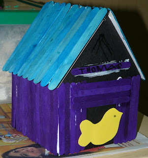 popsicle birdhouse