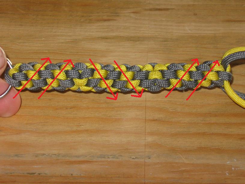 How to make a Square Stitch lanyard 