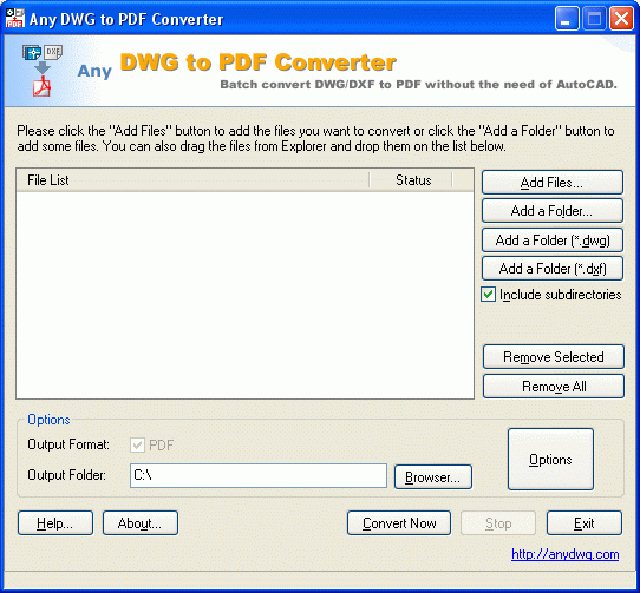 Any DWG to PDF Converter Pro 2020.0