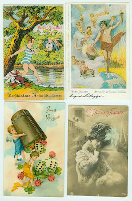 Altes und Neues von Bernd Nowack, Dessau: Neujahrsgrüße um 1900, Teil 2