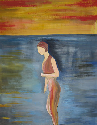 Faceless Bather