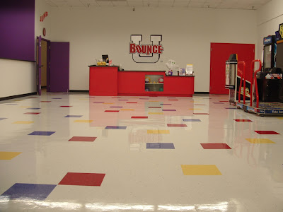 up your new VCT floor or