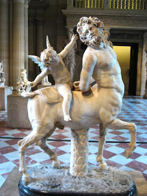 Chiron and Eros at the Louvre