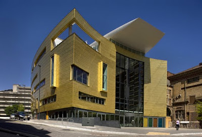 Colston Hall gold exterior