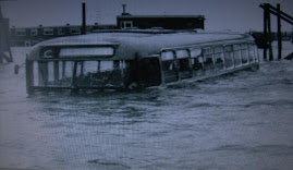 bus in het water