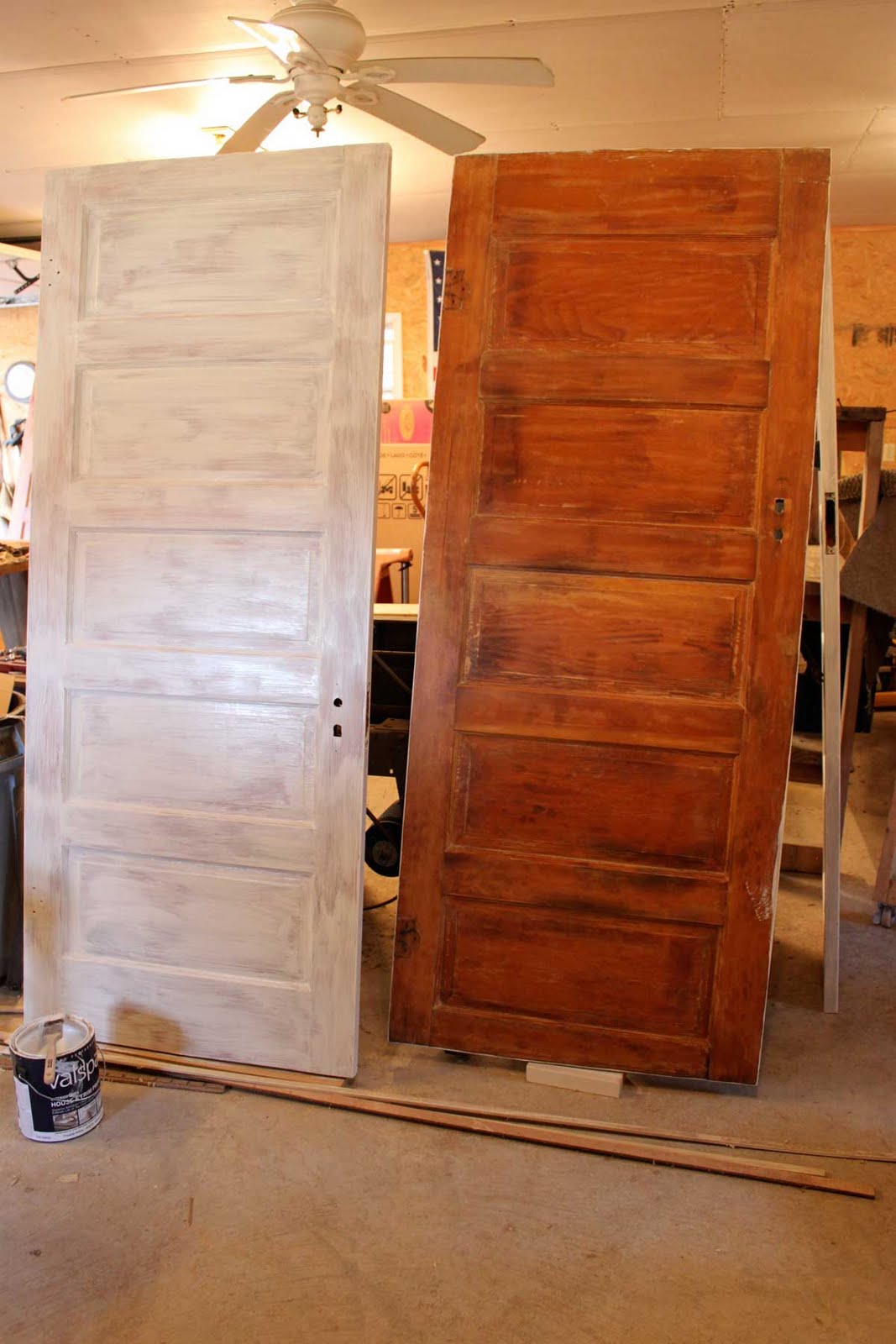 Oak Avenue House Refinishing doors and trim