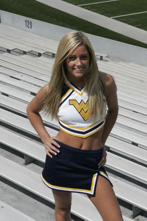 Hot Blonde College Cheerleader