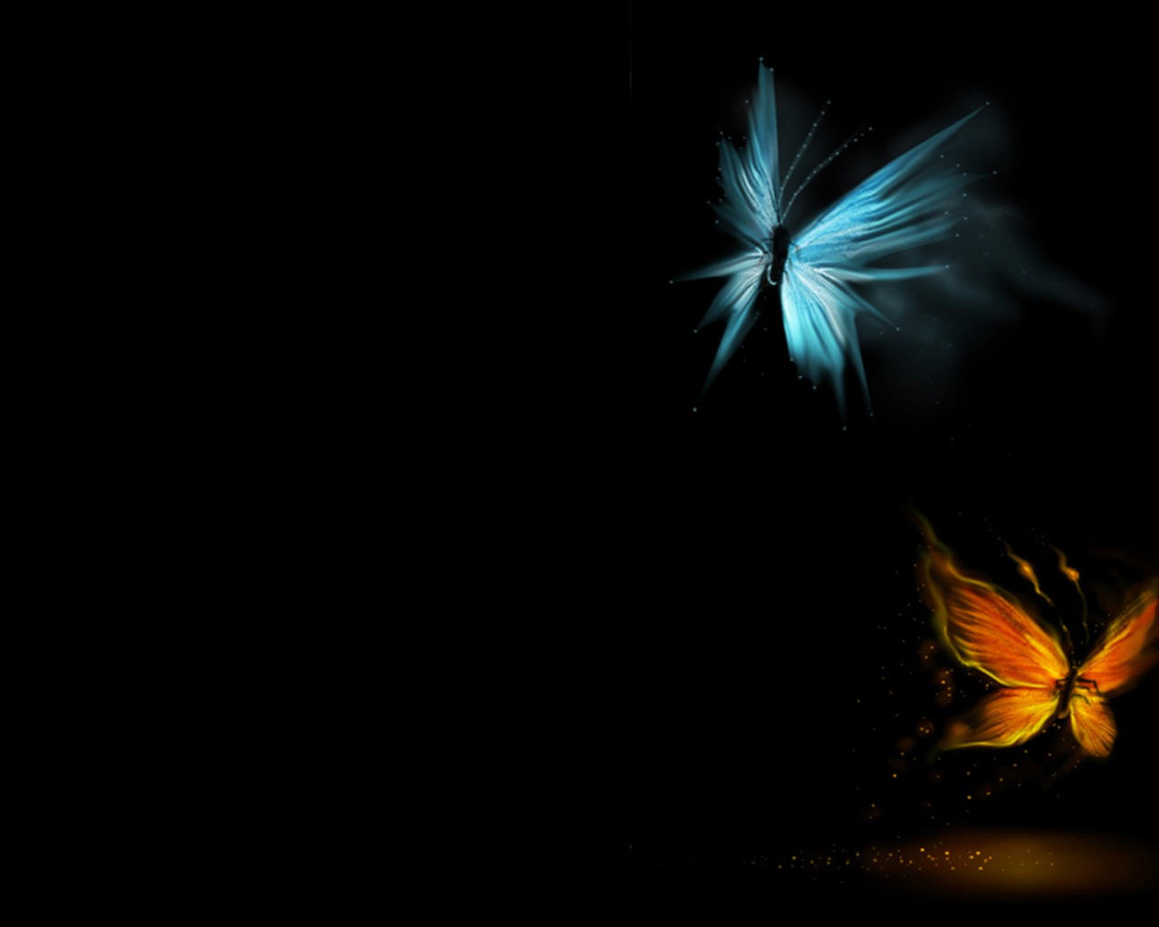 animasi bergerak kupu kupu terbang
