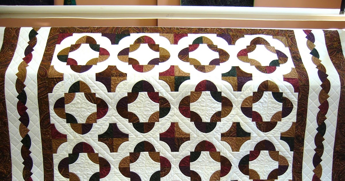 caledonia quilter Drunkards Path Quilt & Barbeque Disposal