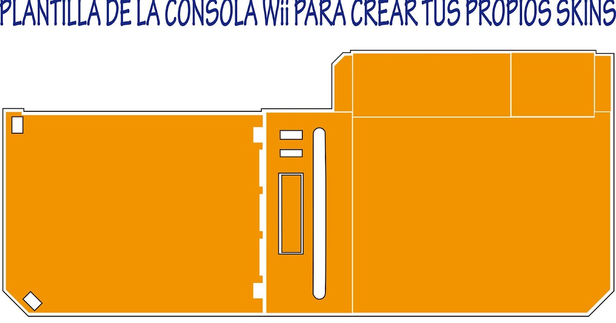 DBX8 plantillas del wii para crear skins