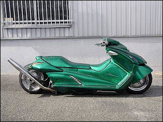 Customized scooters @ auto world show