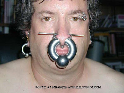 Horrible body piercing @ strange world