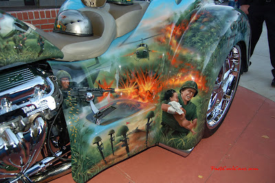 MOTORCYCLE PAINT JOB @ auto world show