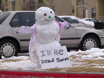 Snowman: I'll be dead soon Snowman: I'll be dead soon