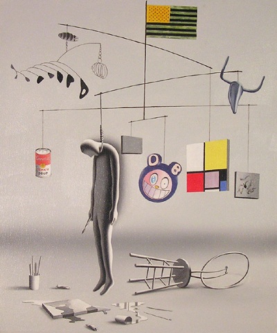 Suicide by Modernism by Mark Kostabi, 2005 Suicide by Modernism by Mark Kostabi, 2005