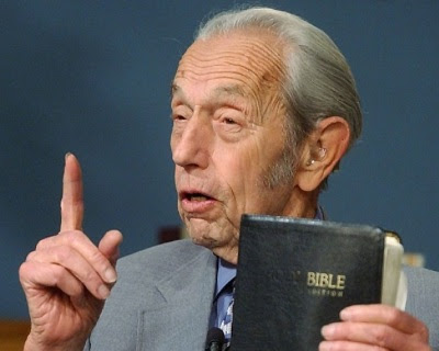 Harold Camping with bible Harold Camping with bible