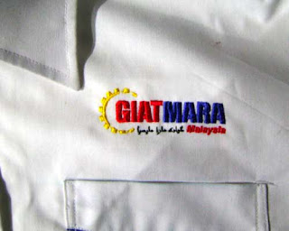 Logo Design Baju on Contoh Sulaman Logo Giat Mara Pada Baju Kemeja