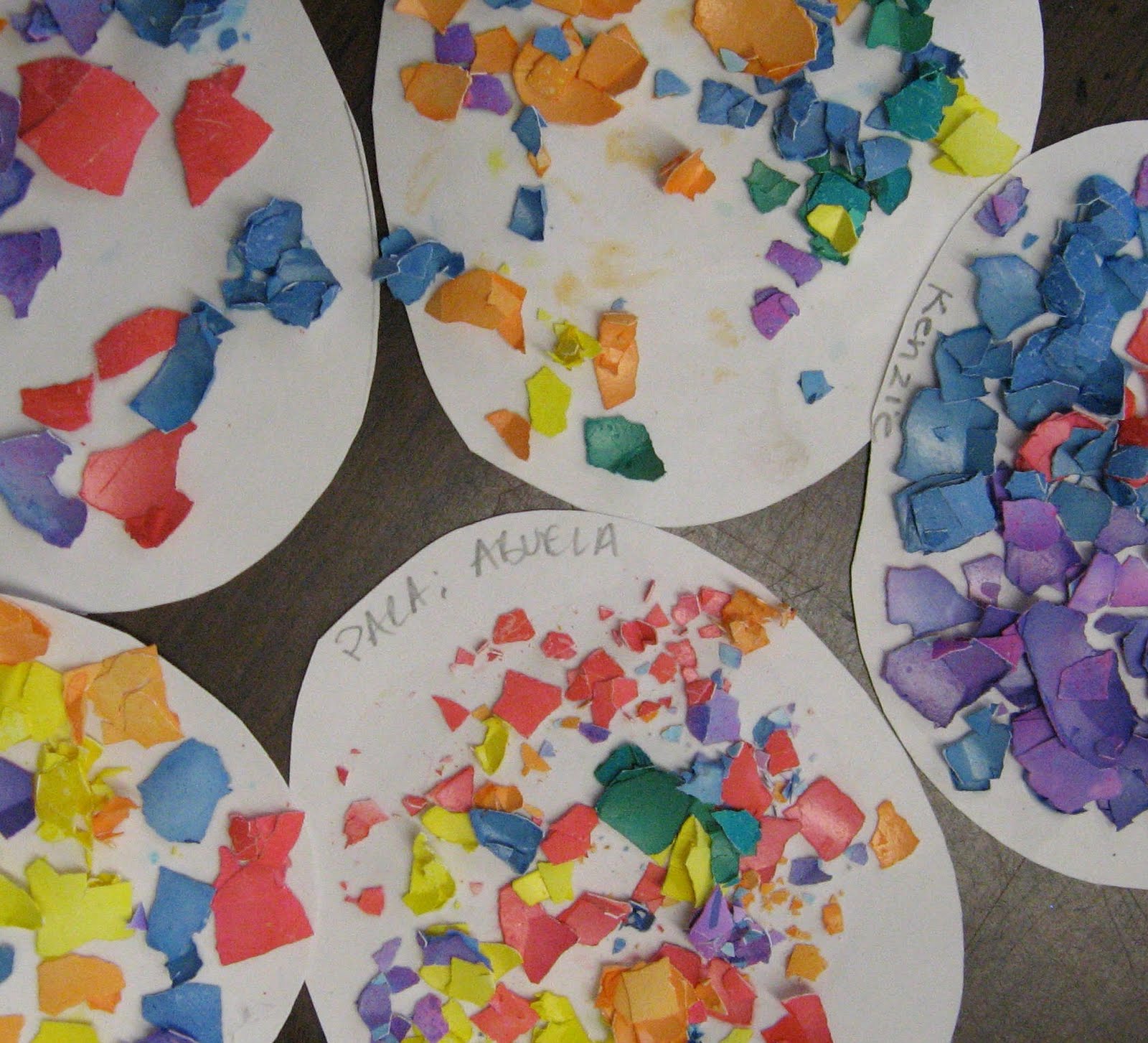 StrongStart Egg shell mosaics