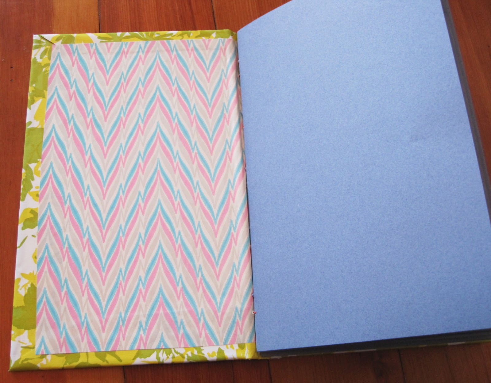 Bean D.I.Y. recycled book journal