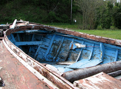 Pipe Dream II - A boat by the side of the road