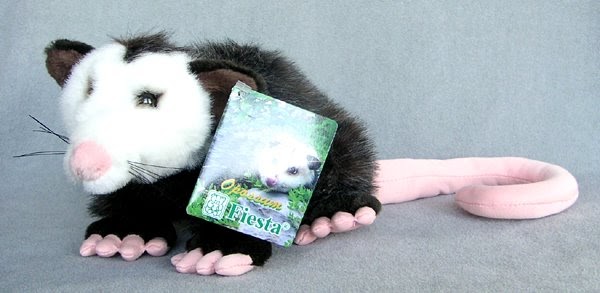 realistic stuffed opossum