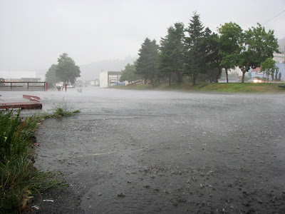 River Walk in the Rain, Astoria, Oregon