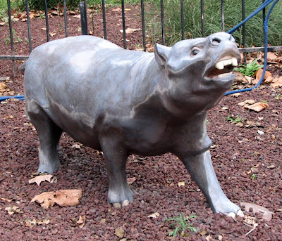 Scupture of a Prehistoric Animal, Museum of Paleontology, Paris